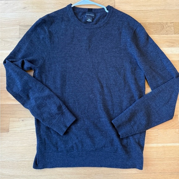 Club Monaco Other - Club Monaco 100% Wool Crewneck Sweater Charcoal Grey Men's M